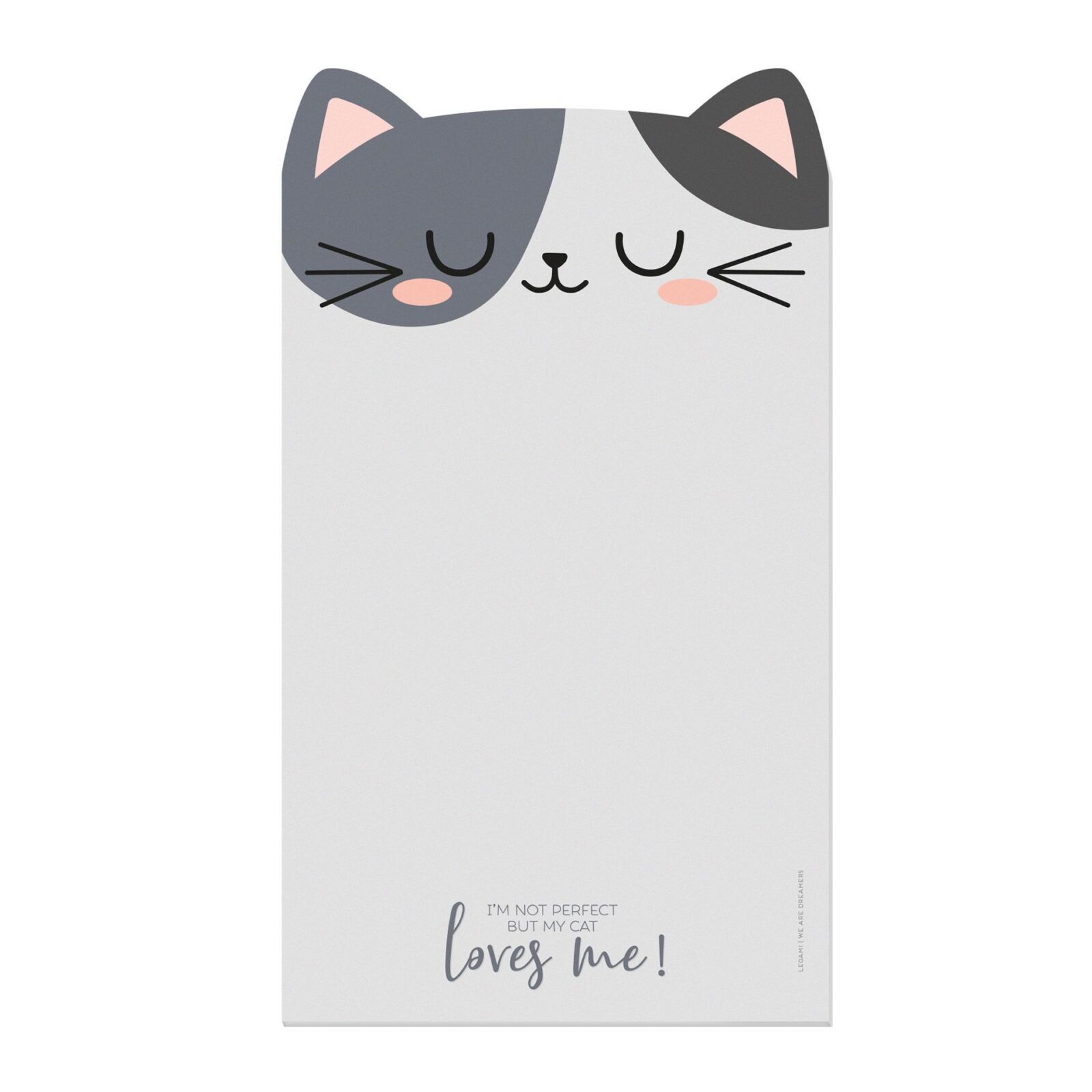 PT0013_1 Blokec LEGAMI Paper Thoughts - kitty, 19 x 11 cm - slika 1