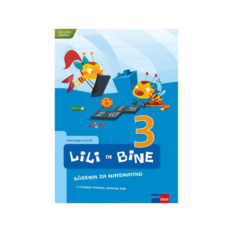UCB712792 LILI IN BINE 3, UČBENIK ZA MATEMATIKO - slika 1