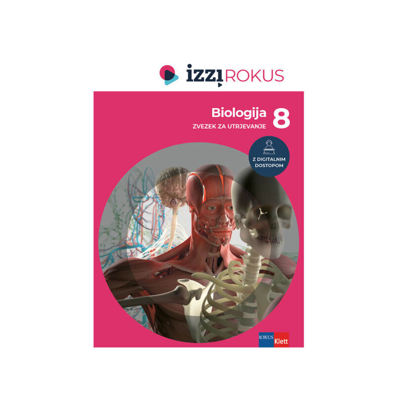 3831075933613_1 IZZI,BIOLOGIJA 8, ZVEZEK ZA UTRJEVANJE - slika 1