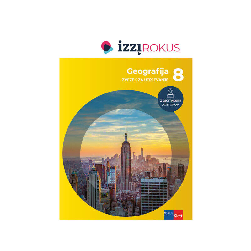 3831075933712_1 IZZI,GEOGRAFIJA 8, ZVEZEK ZA UTRJEVANJE - slika 1