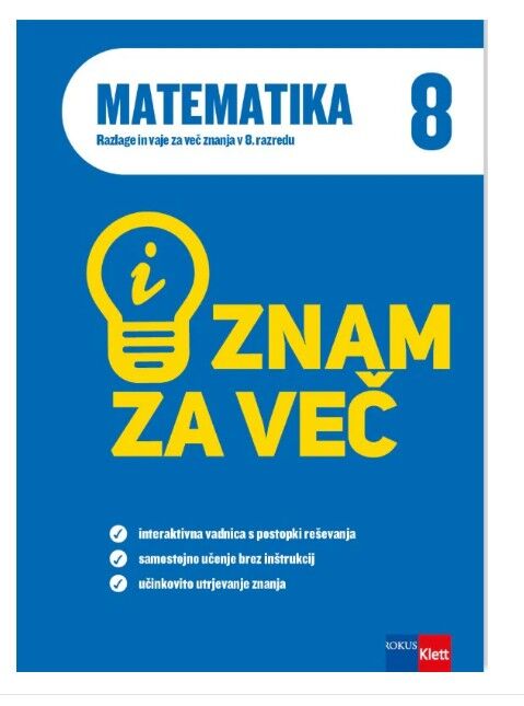 923808 ZNAM ZA VEČ MATEMATIKA 8 izd.2020 - slika 1