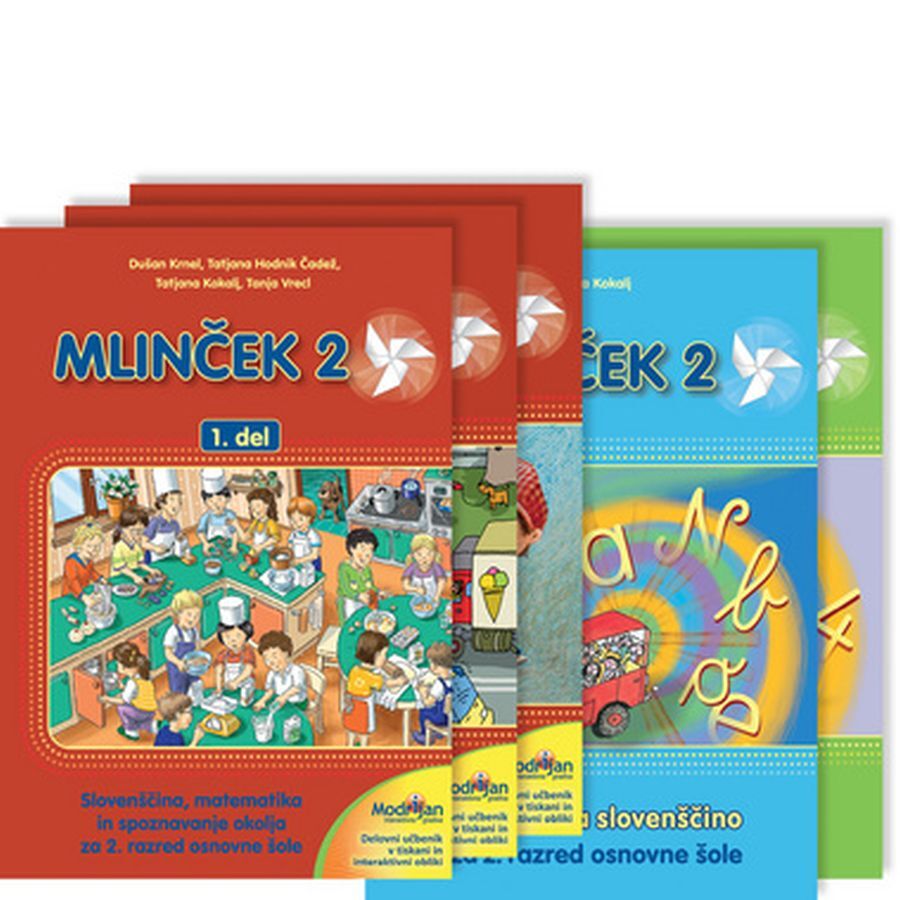DZ003159_1 MLINČEK 2, medpredmetni komplet +koda, 2. raz. OŠ, MODRIJAN - slika 1