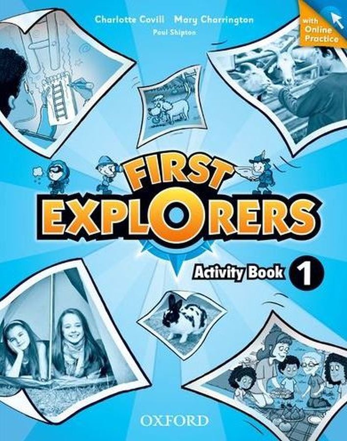 DZ026284_1 FIRST EXPLORERS 1, delovni zvezek za angleščino + online practice, 2. raz. OŠ, OXFORD - slika 1