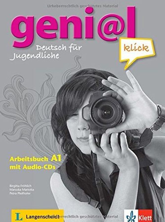 DZ062817_1 GENIAL KLIK A1, delovni zvezek s cd-jem za nemščino kot izbirni predmet, 7. raz. OŠ., LANGENSCHEIDT - slika 1