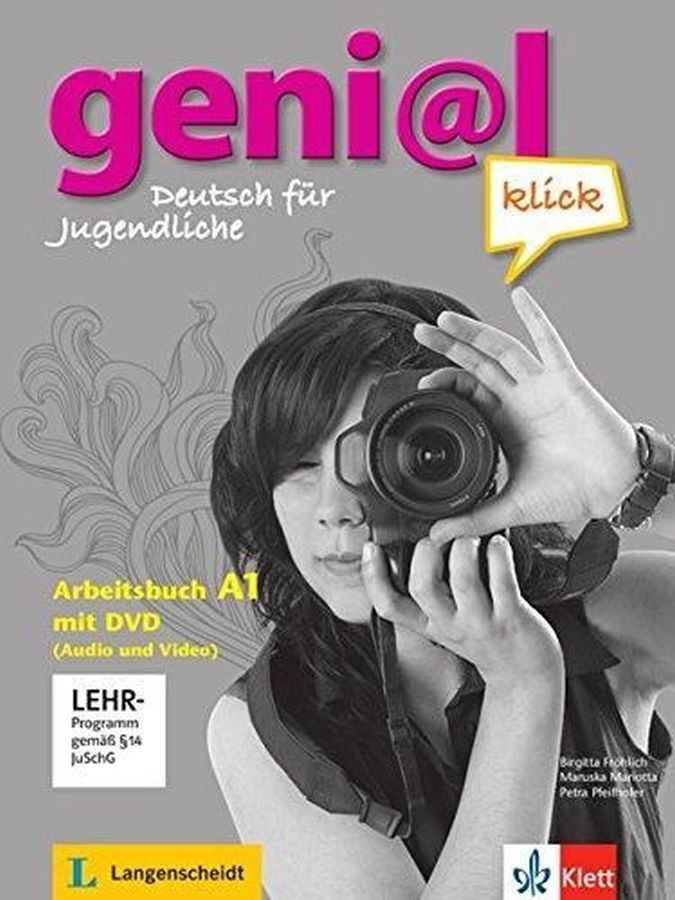 DZ062824_1 GENIAL KLIK A1, delovni zvezek z dvd-jem za nemščino kot izbirni predmet, 8. raz. OŠ., LANGENSCHEIDT - slika 1