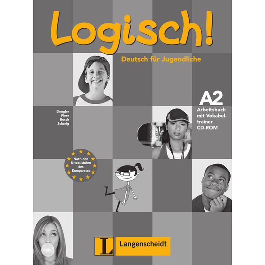 DZ063296_1 LOGISCH! A2, delovni zvezek s cd-jem za nemščino kot izbirni predmet, 8. raz. OŠ., LANGENSCHEIDT - slika 1