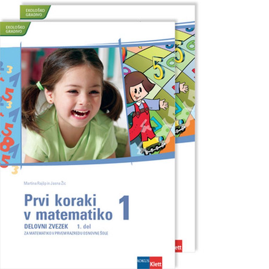 DZ097806_1 PRVI KORAKI V MATEMATIKO, delovni zvezek za slovenščino, 1. raz. OŠ, ROKUS - slika 1