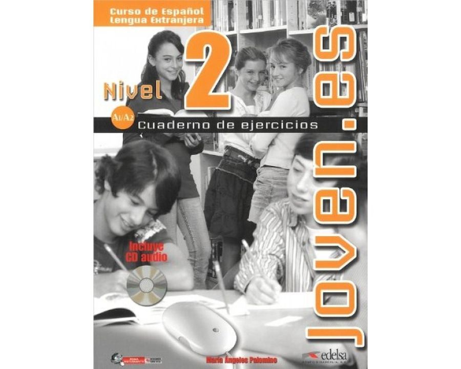 DZ115212_1 JOVEN.ES 2, delovni zvezek s cd-jem za španščino kot izbirni predmet, 8. raz. OŠ., EDELSA - slika 1