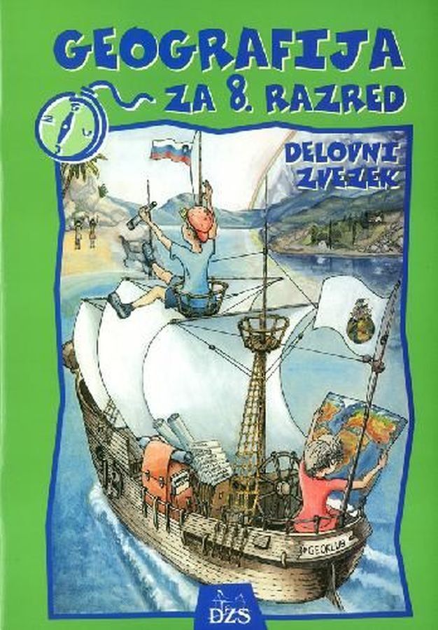 DZ128277_1 GEOGRAFIJA ZA 8. RAZRED, delovni zvezek za geografijo, 8. raz. OŠ., DZS - slika 1