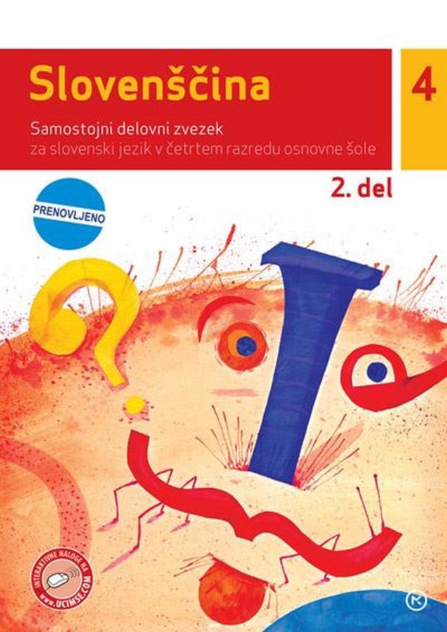 DZ144946_1 SLOVENŠČINA 4, 2. del, samostojni delovni zvezek za slo, 4. raz. OŠ, MKZ - slika 1