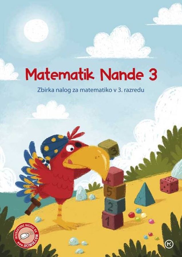 DZ147312_1 MATEMATIK NANDE 3, zbirka nalog za matematiko, 3. raz. OŠ, MKZ - slika 1