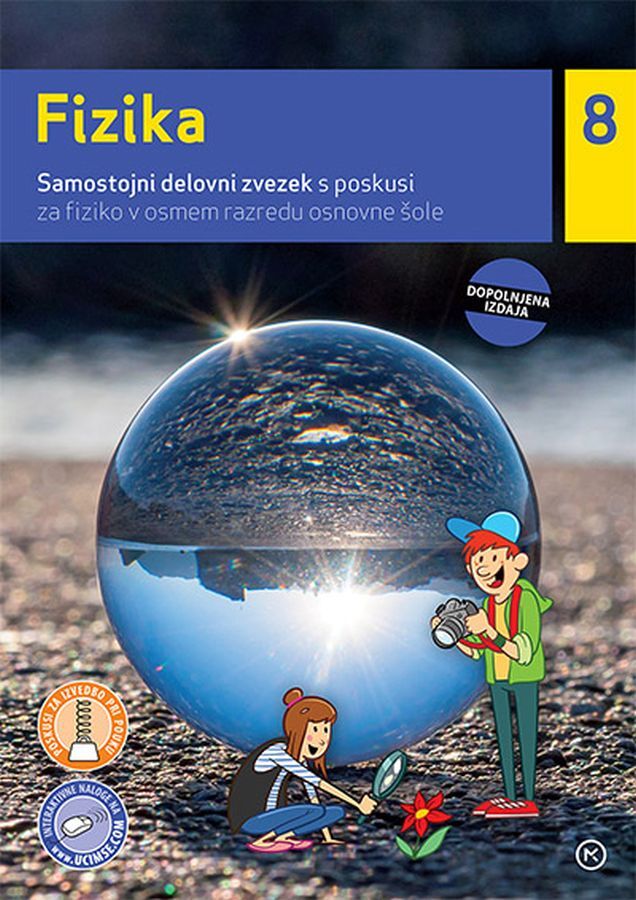 DZ159148 FIZIKA 8.RAZRED DELOVNI ZVEZEK 2020 - slika 1