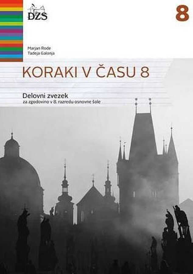DZ206125_1 KORAKI V ČASU 8, delovni zvezek za zgodovino, 8. raz. OŠ., DZS - slika 1