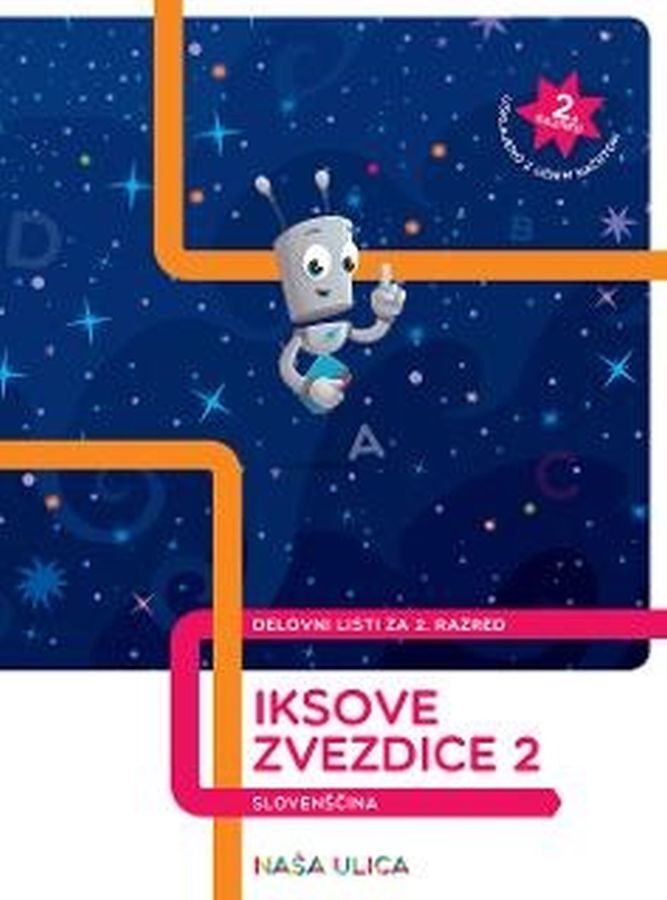 DZ207764_1 IKSOVE ZVEZDICE, delovni listi za slovenščino, 2. raz. OŠ, DZS - slika 1