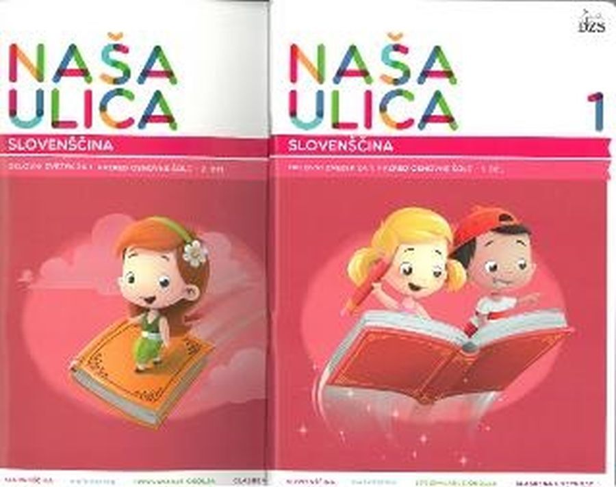 DZ208495_1 NAŠA ULICA 1, delovni zvezek za slovenščino (1. in 2. del), 1. raz. OŠ, DZS - slika 1