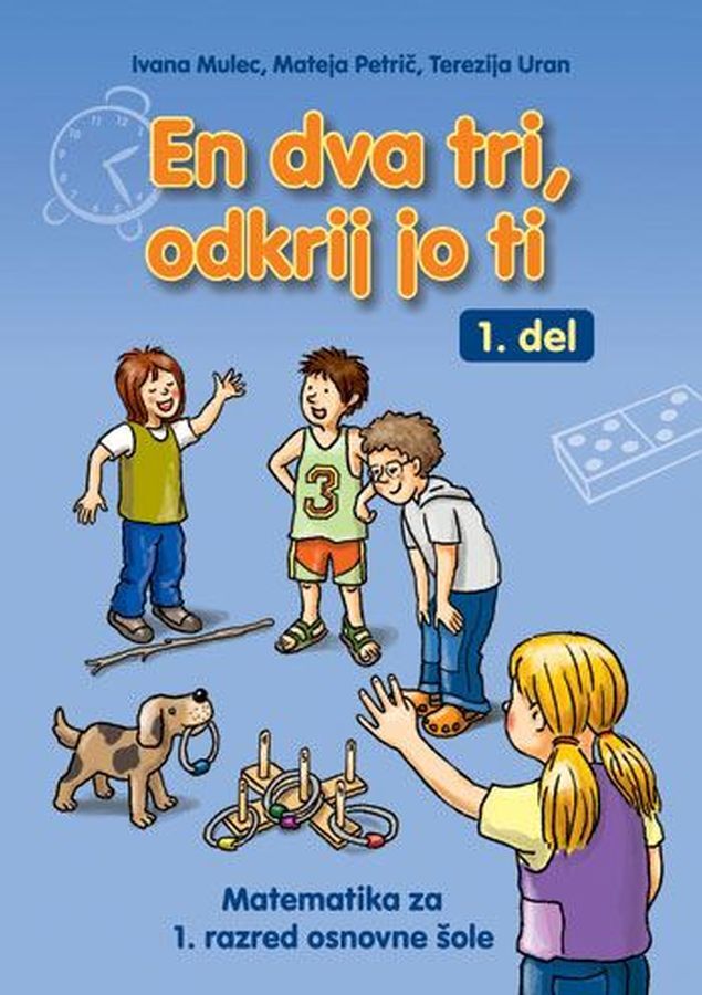 DZ415457_1 EN DVA TRI, ODKRIJ JO TI, 1. del, delovni zvezek za matematiko, +KODA, MODRIJAN - slika 1