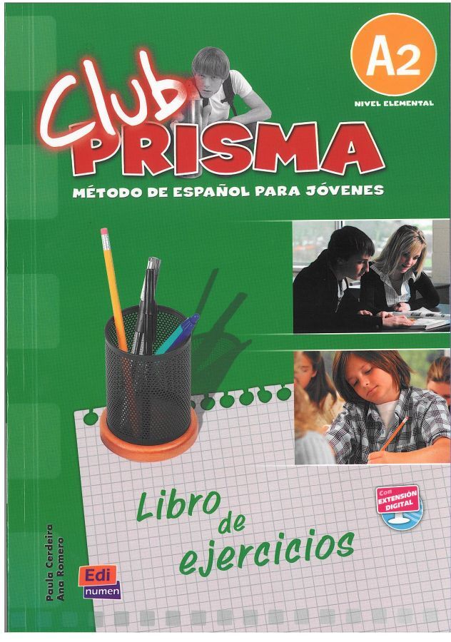 DZ480153_1 CLUB PRISMA A2, delovni zvezek za španščino kot izbirni predmet, 9. raz. OŠ., EDINUMEN - slika 1
