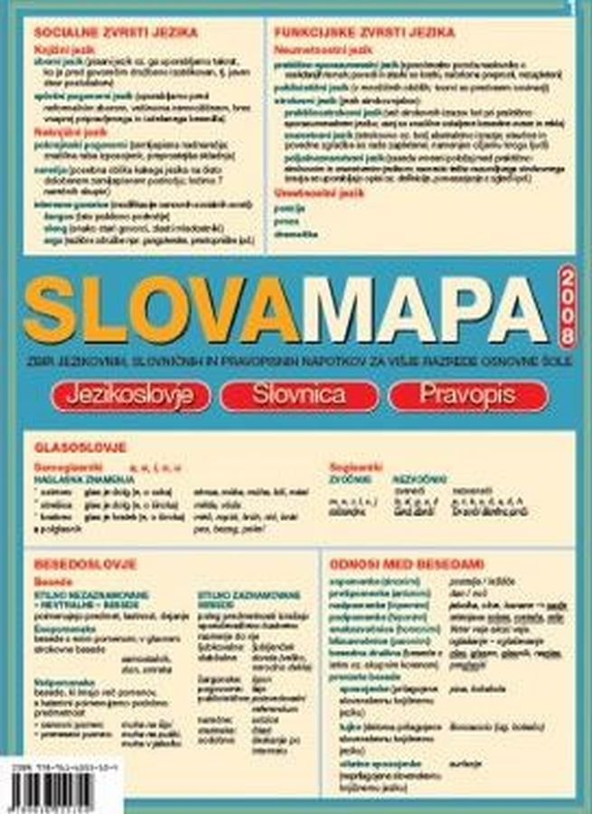 DZ555104_1 SLOVA MAPA, učni pripomoček za slovenščino - slika 1