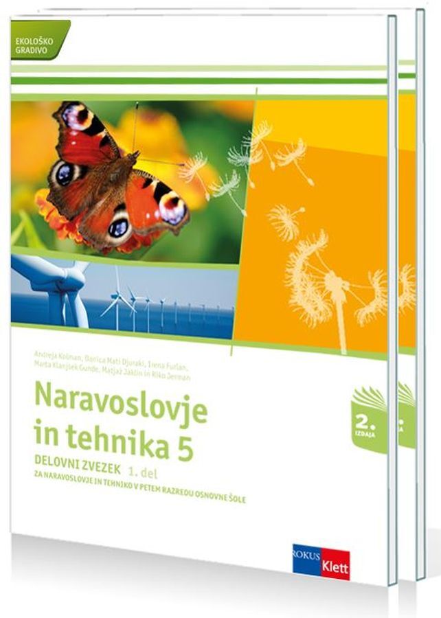 DZ710088_1 NARAVOSLOVJE IN TEHNIKA 5, delovni zvezek za naravoslovje in tehniko, 5. raz. OŠ, ROKUS - slika 1
