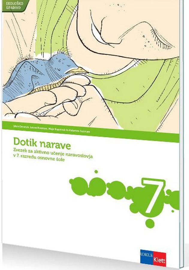 DZ712846 DOTIK NARAVE 7, delovni zvezek za aktivno učenje za naravoslovje, 7. raz. OŠ., ROKUS - slika 1