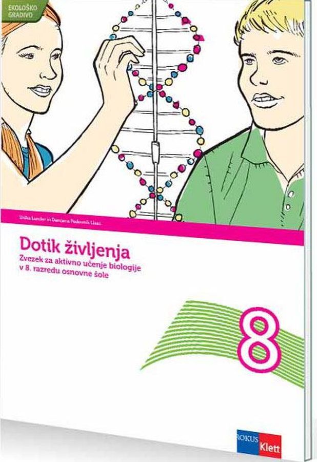 DZ713171_1 DOTIK ŽIVLJENJA 8, delovni zvezek za aktivno učenje za biologijo, 8. raz. OŠ., ROKUS - slika 1