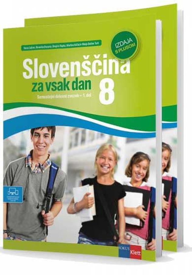 DZ717124_1 SLOVENŠČINA ZA VSAK DAN 8, izdaja s plusom, samostojni delovni zvezek, 8. raz. OŠ., ROKUS - slika 1