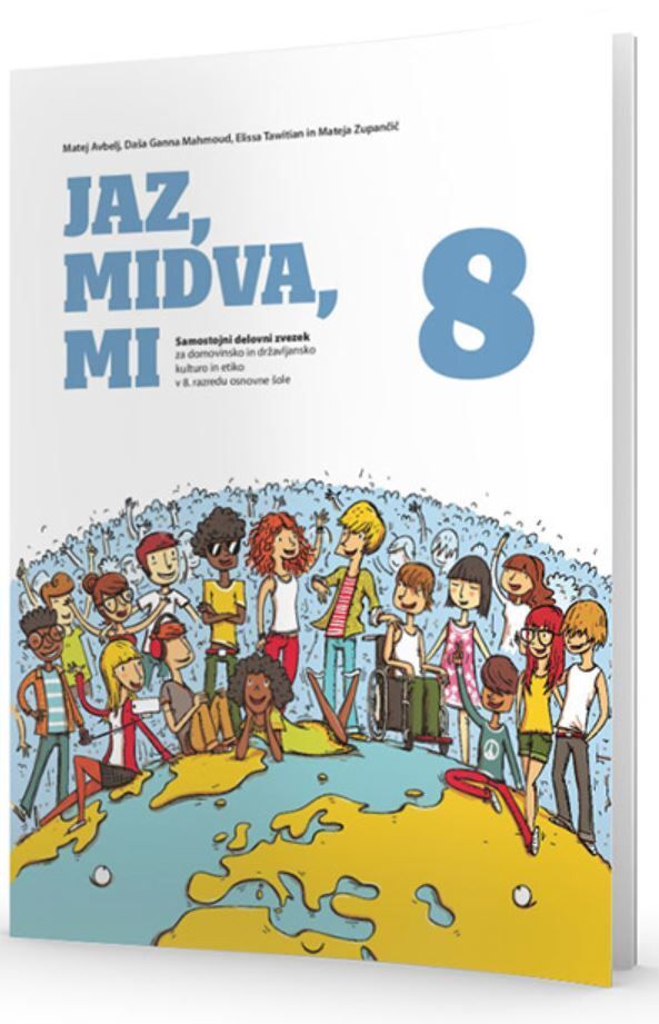 DZ719319 JAZ, MIDVA, MI 8 DELOVNI ZVEZEK - slika 1
