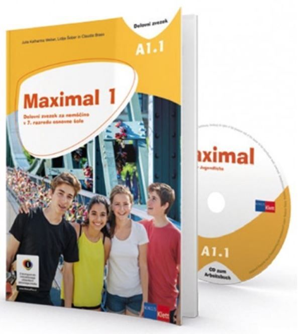 DZ920012 MAXIMAL 1 NEMŠČINA ZA 7 RAZRED, DELOVNI ZVEZEK - slika 1