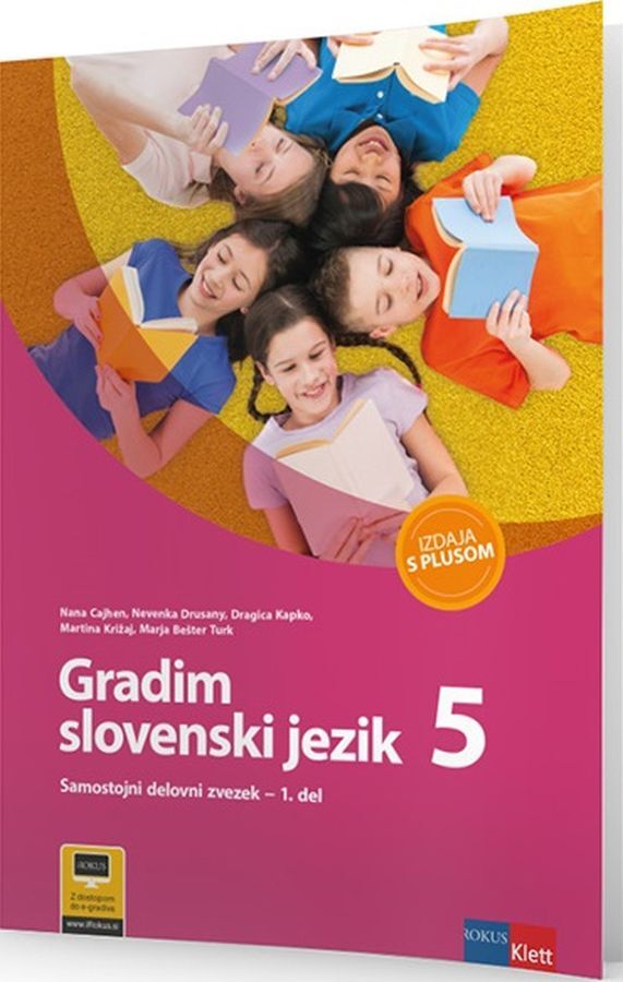 DZ920180 GRADIM SLOVENSKI JEZIK 5 DELOVNI ZVEZEK - slika 1