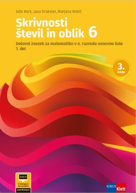 DZ920753_9789612920753 SKRIVNOSTI ŠTEVIL IN OBLIK 6, DELOVNI ZVEZEK - PRENOVA 2022 - slika 1