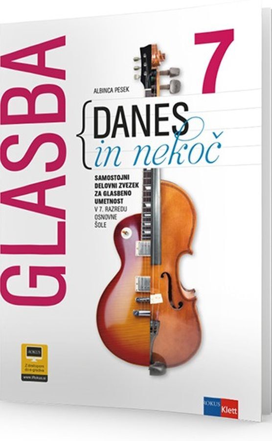 DZ921170 GLASBA DANES IN NEKOČ 7 SAM. DELOVNI ZVEZEK - slika 1