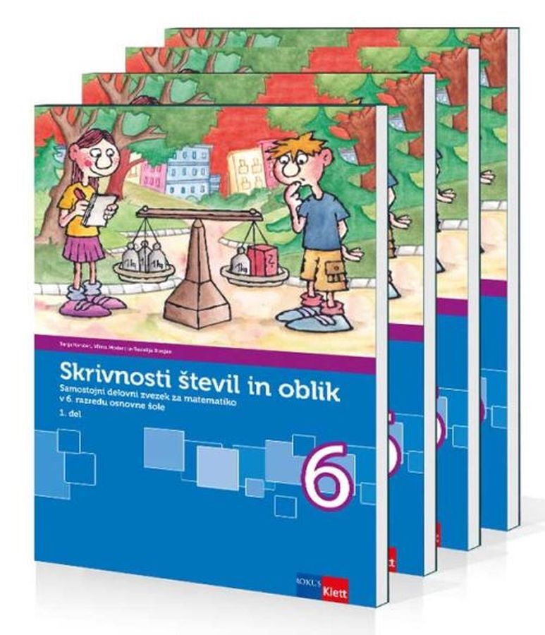 DZ925717_1 SKRIVNOSTI ŠTEVIL IN OBLIK 6, samostojni delovni zvezek za matematiko, 6. raz OŠ., ROKUS - slika 1