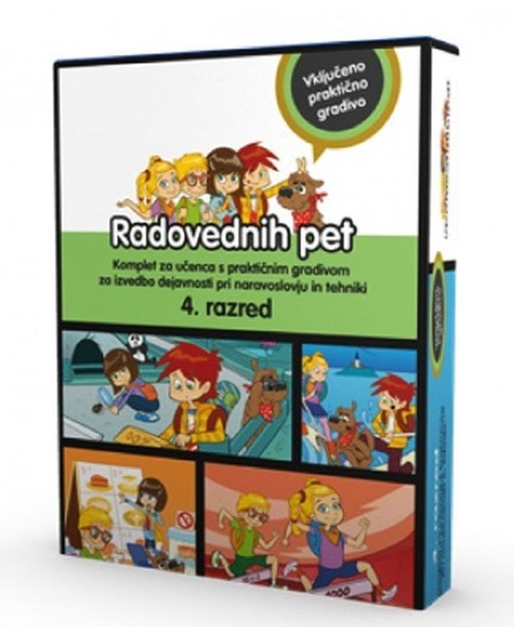 DZ927223_1 RADOVEDNIH PET 4, medpredmetni komplet, 4. raz. OŠ, ROKUS - slika 1