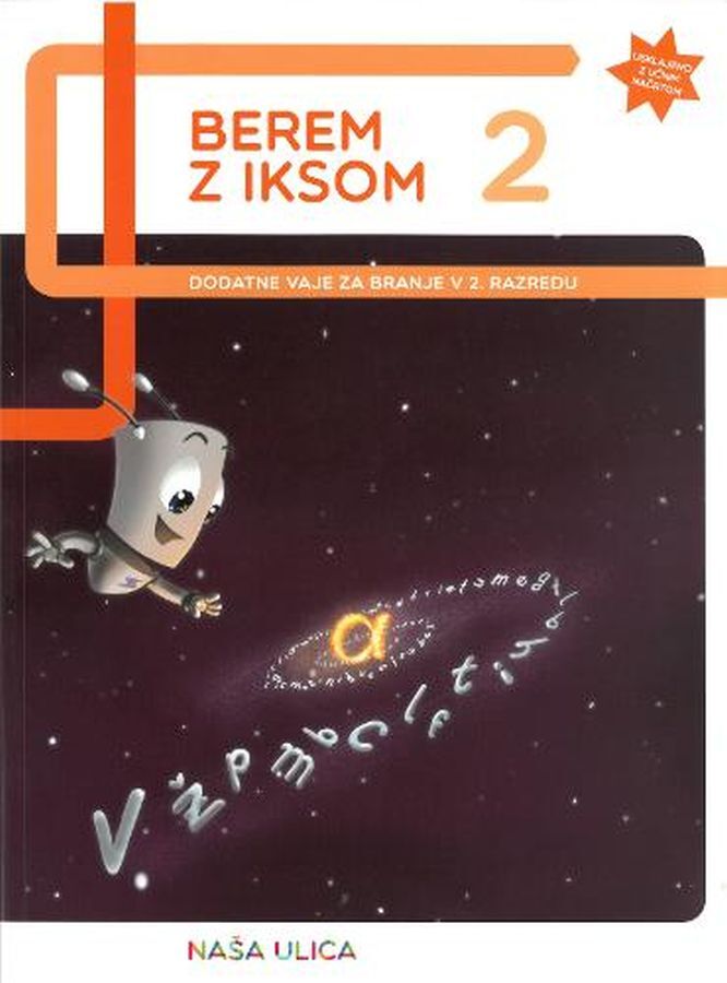 UC209072_1 BEREM Z IKSOM 2, dodatne vaje za branje, 2. raz. OŠ, DZS - slika 1