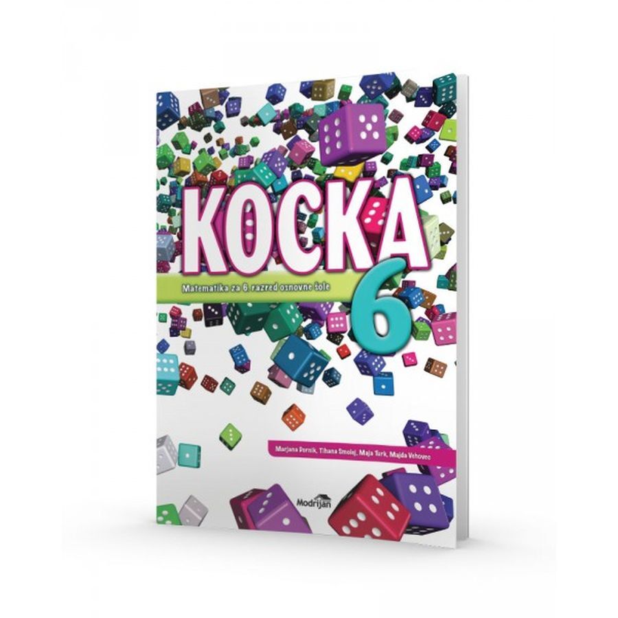 UC417123_1 KOCKA 6, učbenik za matematiko, 6. raz. OŠ., MODRIJAN - slika 1