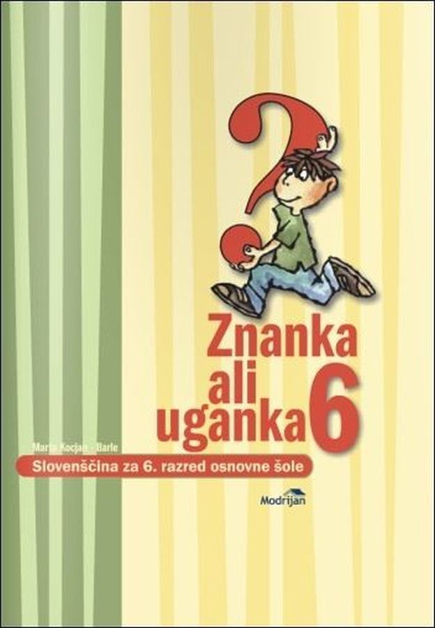 UC419530_1 ZNANKA ALI UGANKA, učbenik za slovenščino, 6. raz. OŠ., MODRIJAN - slika 1