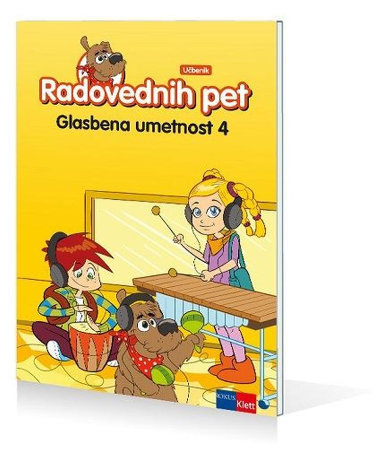 UC713225_1 RADOVEDNIH PET 4, učbenik za glasbeno vzgojo, 4. raz. OŠ, ROKUS - slika 1