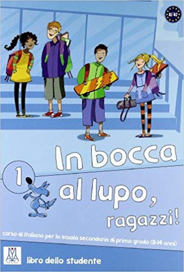 UC821767_1 IN BOCCA AL LUPO 1, učbenik za italijanščino kot izbirni predmet, 7. raz. OŠ., ALMA - slika 1