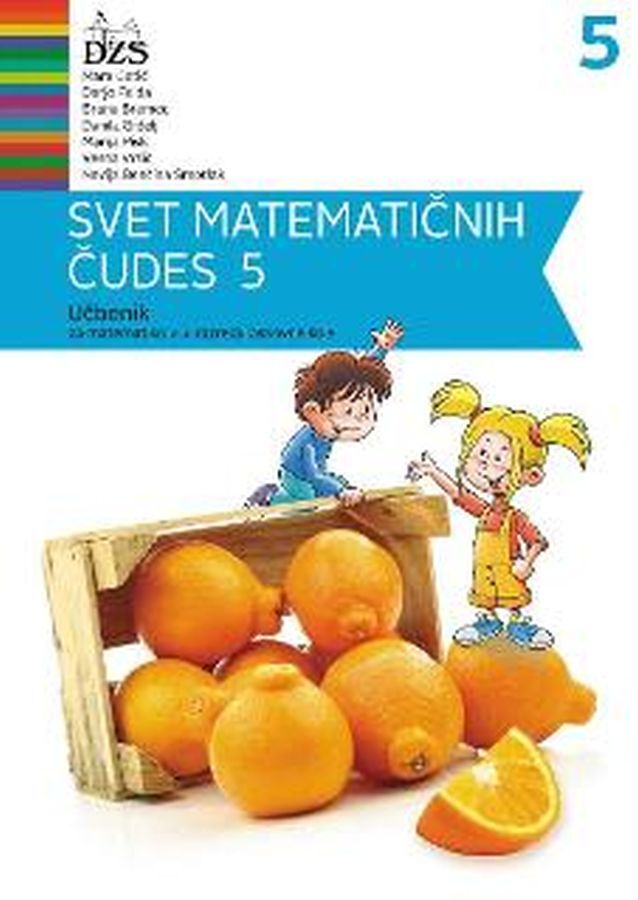 UCB203261_1 SVET MATEMATIČNIH ČUDES 5, učbenik za matematiko, 5. raz. OŠ, DZS - slika 1