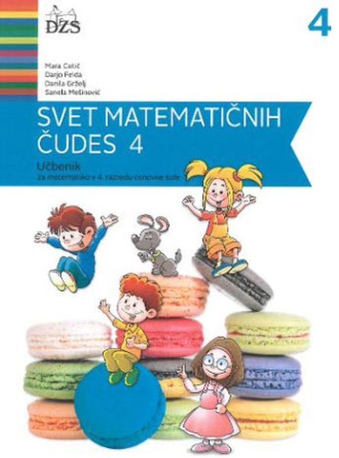 UCB207429_1 SVET MATEMATIČNIH ČUDES 4, učbenik za matematiko, 4. raz. OŠ, DZS - slika 1