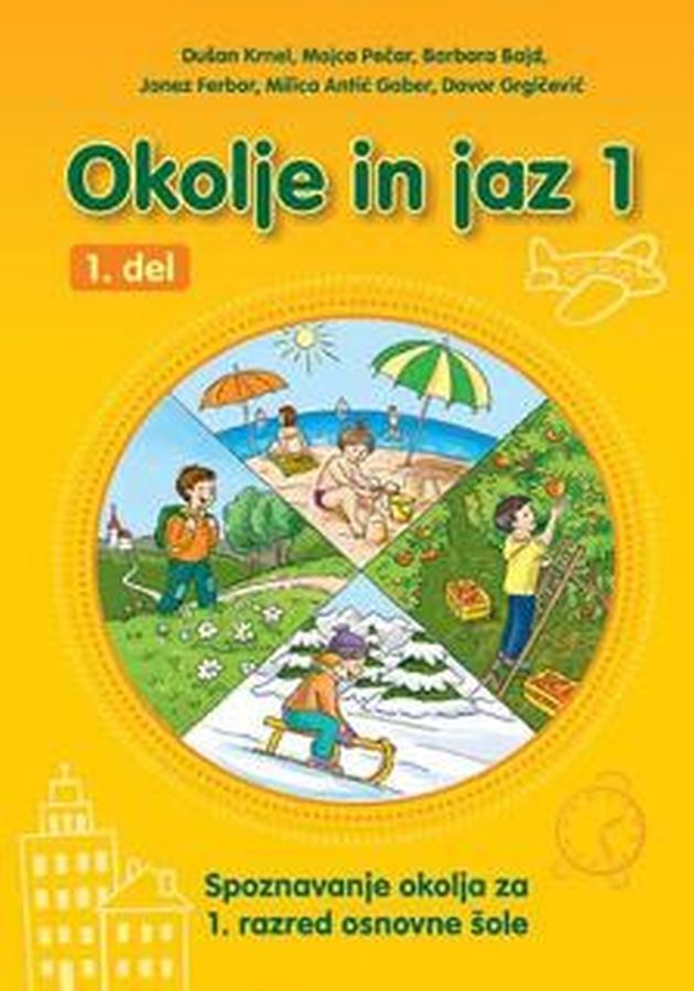 UCB415419_1 OKOLJE IN JAZ 1, 1. del, delovni učbenik za spoz. okolja, 1. raz. OŠ, MODRIJAN - slika 1