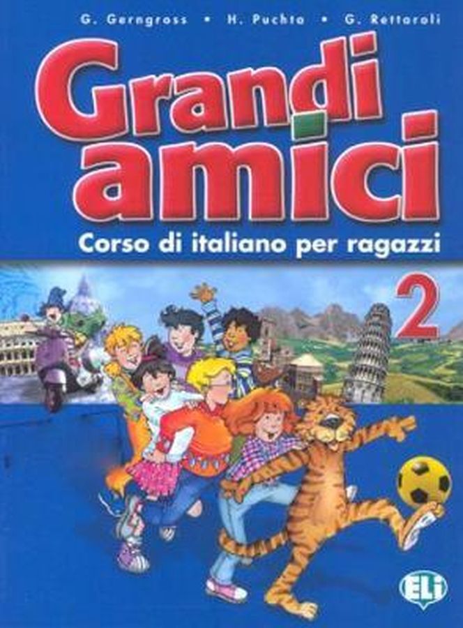 UCB601537_1 GRANDI AMICI 2, učbenik za italijanščino, 4. raz. OŠ, ELI - slika 1