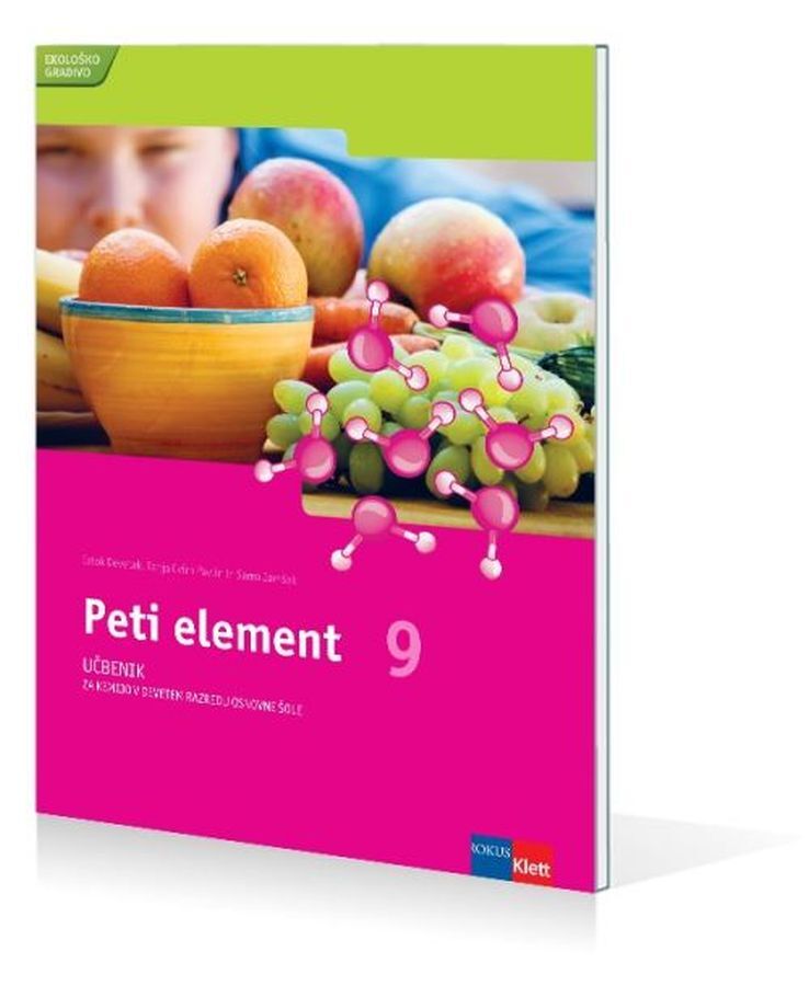 UCB711092_1 PETI ELEMENT 9, učbenik za kemijo, 9. raz. OŠ., ROKUS - slika 1