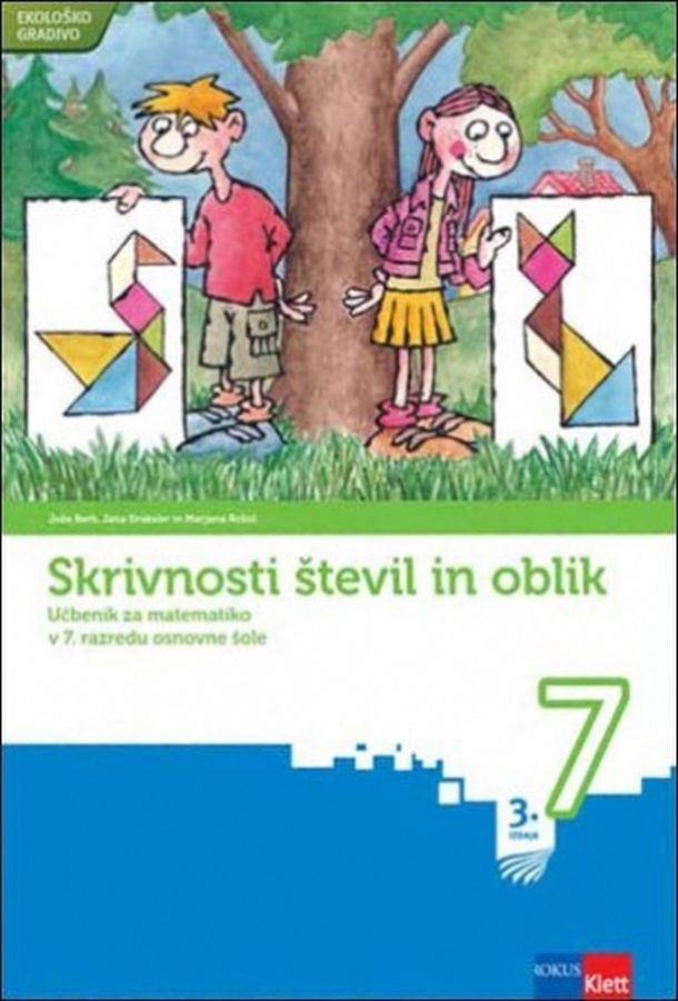 UCB712228_1 SKRIVNOSTI ŠTEVIL IN OBLIK 7, učbenik za matematiko, 7. raz. OŠ., ROKUS - slika 1