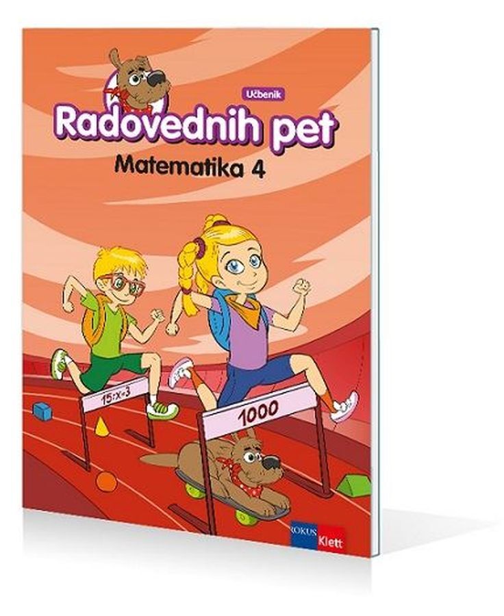 UCB713287_1 RADOVEDNIH PET 4, učbenik za matematiko, 4. raz. OŠ, ROKUS - slika 1