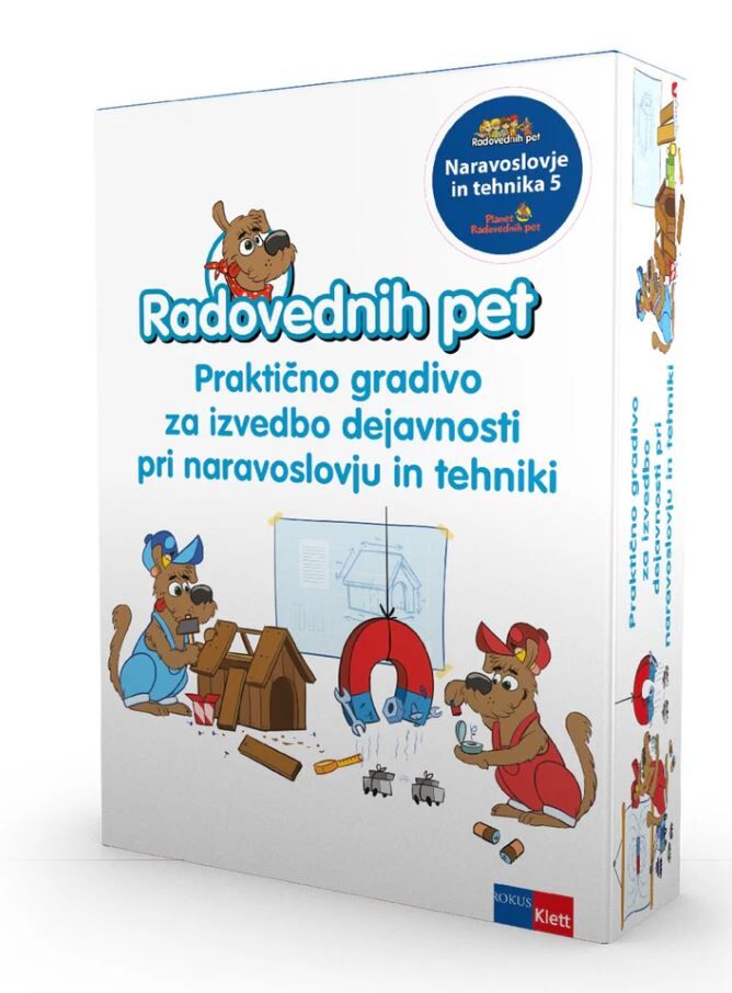 UCB927407 PLANET RADOVEDNIH PET 5: NARAVOSLOVJE IN TEHNIKA 5, gradivo za ustvarjanje - slika 1
