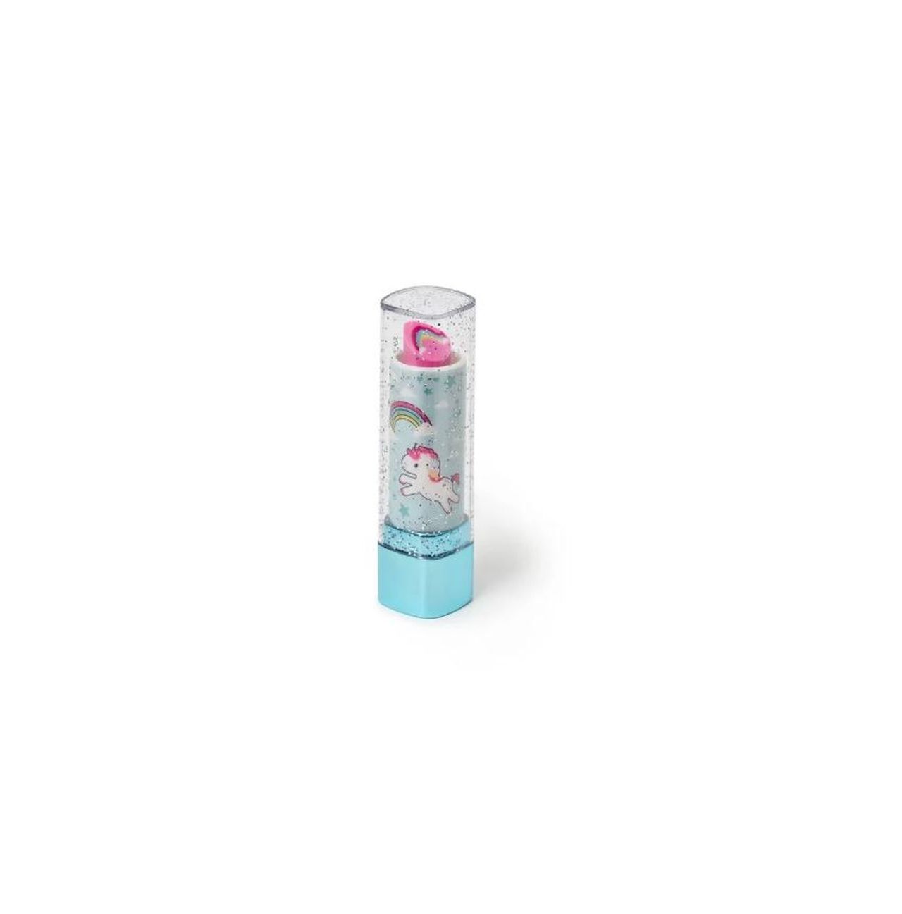LIP0003 Dišeča radirka LEGAMI - v obliki šminke XOXO unicorn, 36 v 1 - slika 1