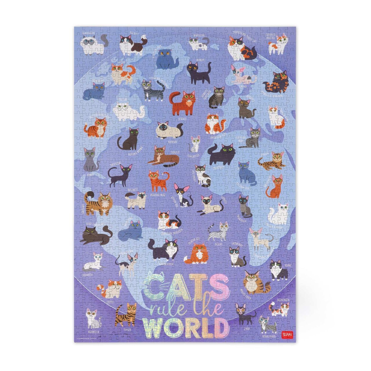 PUZ0010_1 Puzzle LEGAMI - Kitty, 1000 kos - slika 1