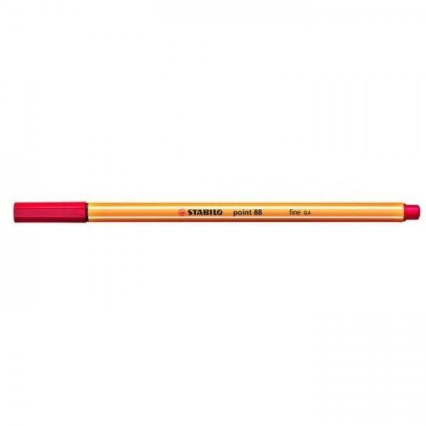 SCH-88-40_2 Flomaster STABILO Point - 0,4, Rdeča - slika 1