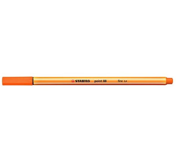 SCH-88-54_1 Flomaster STABILO Point - 0,4, Oranžna - slika 1
